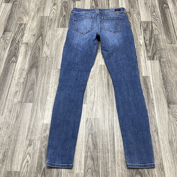 LIVERPOOL Skinny Light Wash Mid Rise Blue Denim Jeans Women's Size 2 - Picture 4 of 14